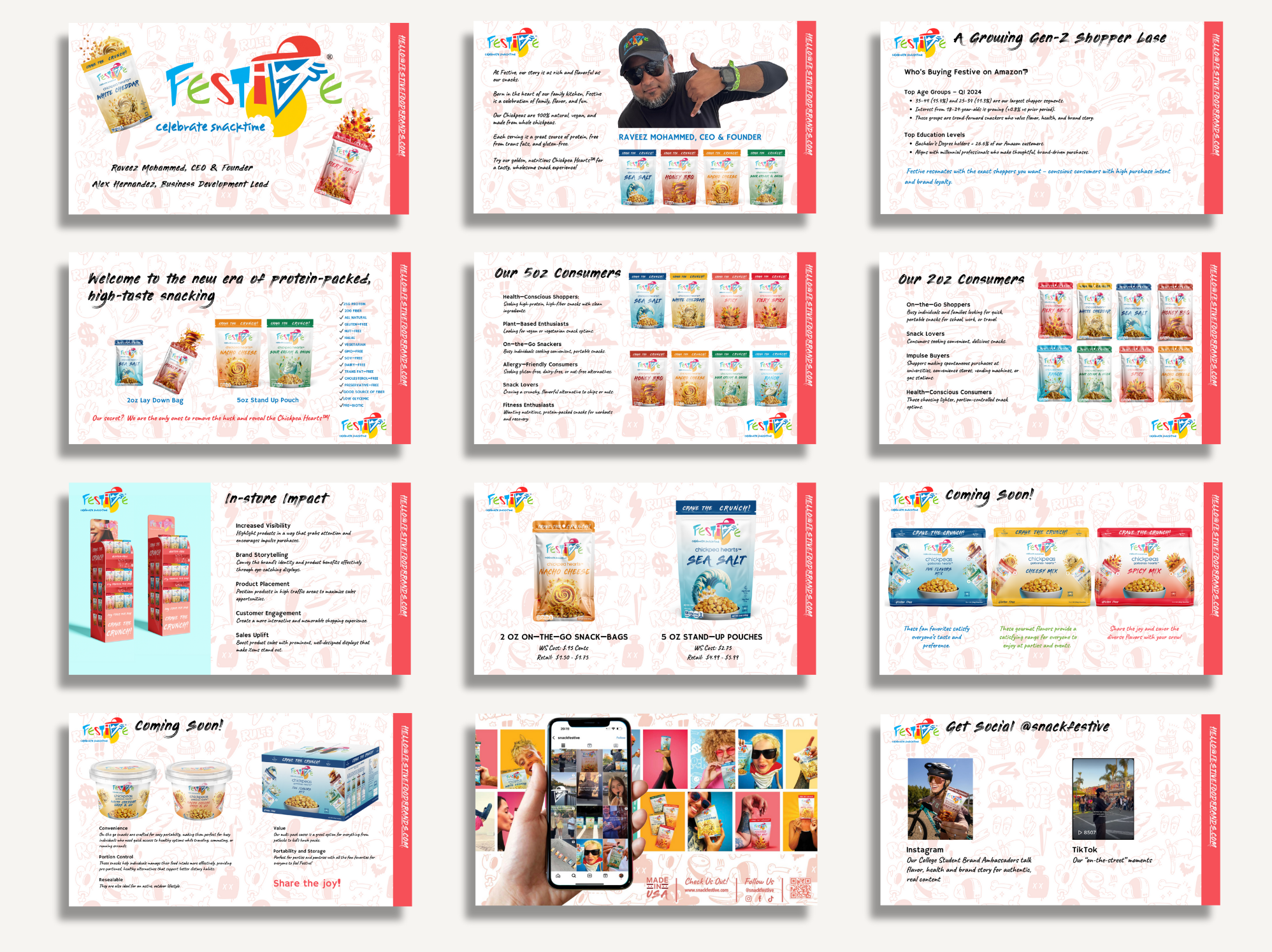 Festive Website Home page Case Study Image