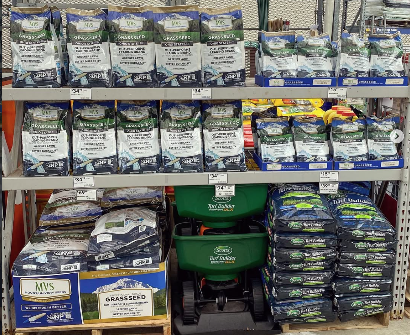 MVS Lawn In-store